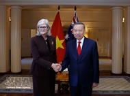 Australian media highlight Party General Secretary and President To Lam’s state visit